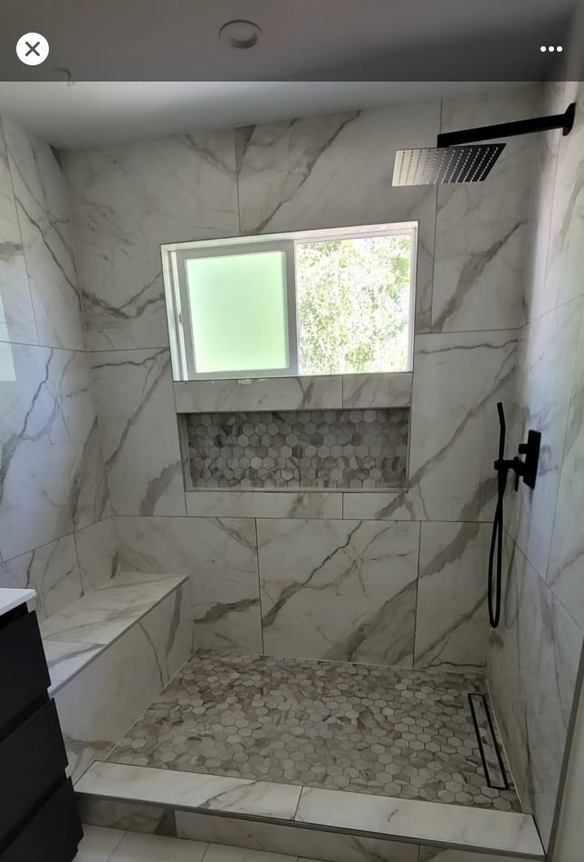 Marble Tile Shower
